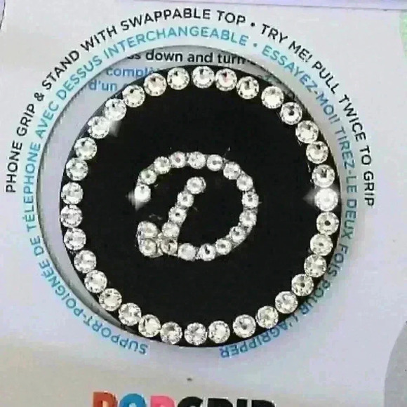 Bling PopSocket Black made with Swarovski Crystals Popsocket Grip iPhone… - Picture 6 of 7